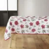 NAPPE RECTANGLE 150X300CM POLYESTER IMPRIME AMARYLLIS