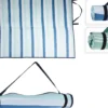 NATTE DE PLAGE DOUBLE RAYE 180X120CM