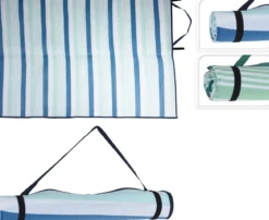 NATTE DE PLAGE DOUBLE RAYE 180X120CM