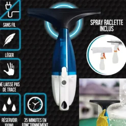 NETTOYEUR DE VITRES SANS FIL