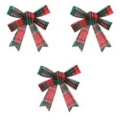 NOEUD ECOSSE X3 PIECES 10X12CM