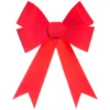 NOEUD EN VELOURS 30X19CM ROUGE