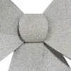 NOEUD PAILLETTE 30X19CM ARGENT