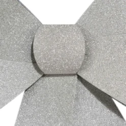 NOEUD PAILLETTE 30X19CM ARGENT