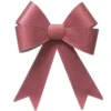 NOEUD PAILLETTE 30X19CM ROSE ROUGE