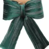 NOEUD VELOURS VERT 20X30CM