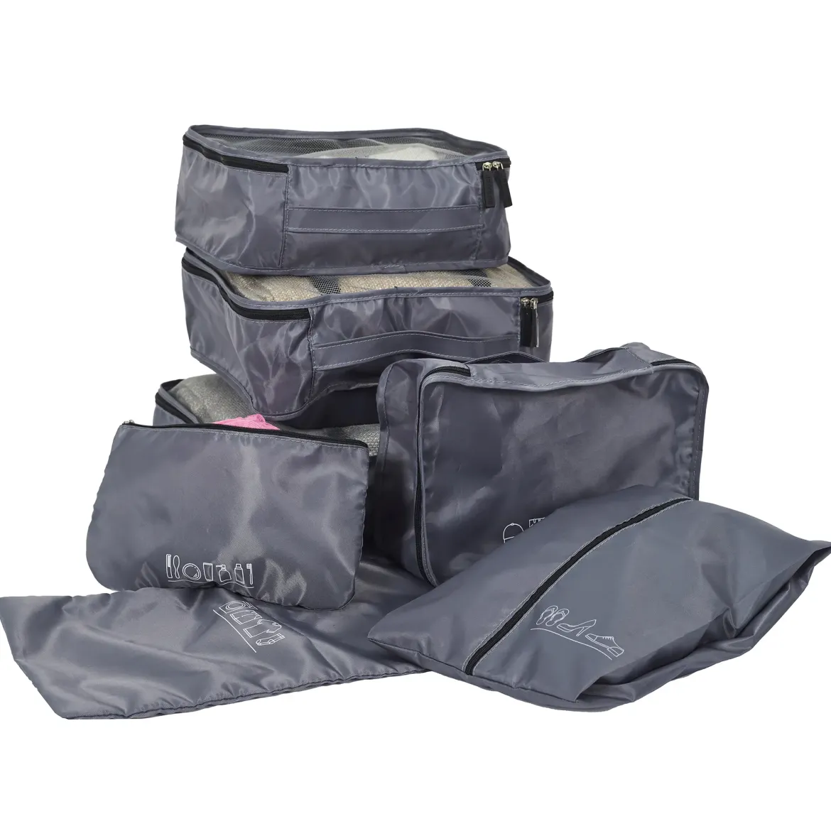 ORGANISATEUR DE VALISE 7 COMPARTIMENTS