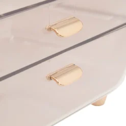 ORGANISEUR BLANC ROSEGOLD SARA D.52.5X39X42.5CM