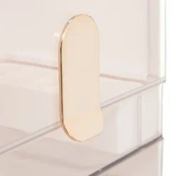 ORGANISEUR BLANC ROSEGOLD SARA D.52.5X39X42.5CM