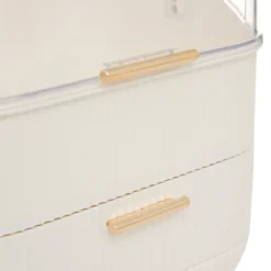 ORGANISEUR BULLE BEIGE GOLD ALBA