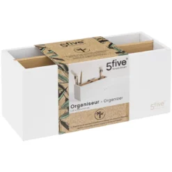 ORGANISEUR 4 COMPARTIMENTS BLANC NATUREO
