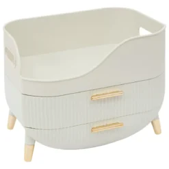 ORGANISEUR RANGEMENT BEIGE GOLD ALBA