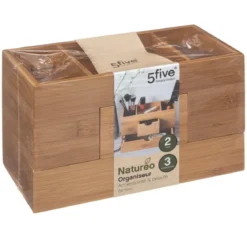 ORGANISEUR 2 TIROIRS BAMBOU
