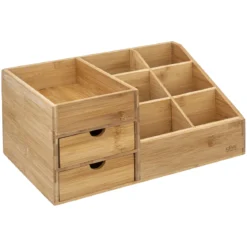 ORGANISEUR 2 TIROIRS BAMBOU