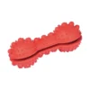 OS DISTRIBUTEUR DE CROQUETTES CAOUTCHOUC 15CM ROUGE