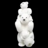 OURS DEBOUT AVEC BEBES H.52CM