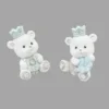OURSON PRINCE EN RESINE X2 PIECES