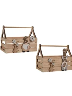 PANIER BOIS CISELE