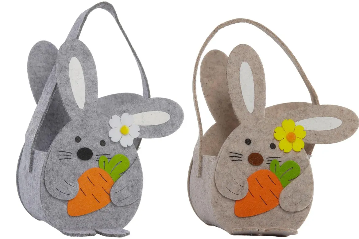 PANIER FEUTRINE LAPIN