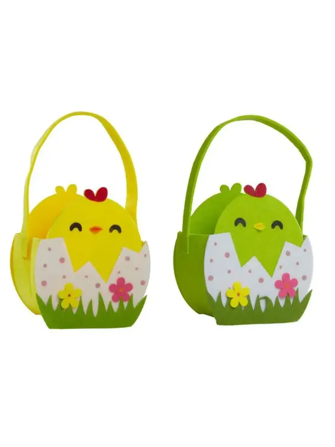 PANIER FEUTRINE POUSSIN DANS OEUF