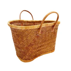 PANIER ARAVOLA MARCHE GM BICOLORE 55X25X30CM