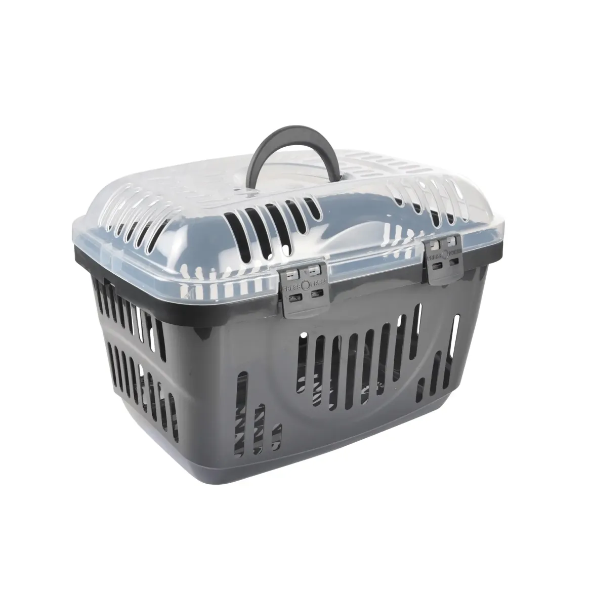 PANIER DE TRANSPORT OUVERTURE PAR LE HAUT 49CM ANTHRACITE
