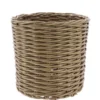 PANIERE A LINGE RECYCLE FACON OSIER 29X29CM NATUREL