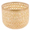 PANIERE A LINGE RONDE BAMBOU 25X20CM NATUREL