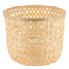 PANIERE A LINGE RONDE BAMBOU 28X23CM NATUREL