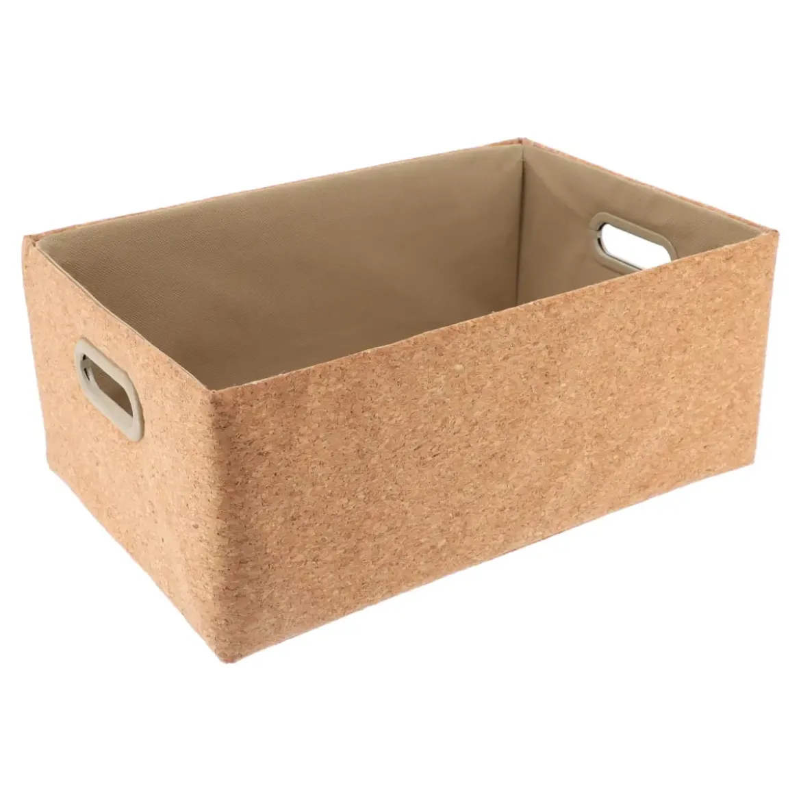 PANIERE RANGEMENT LIEGE 39X26X15.5CM NATUREL