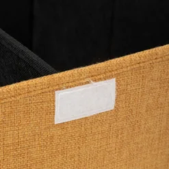 PANIER LINGE 74L MOUTARDE COLORS