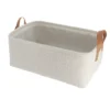 PANIER RECTANGLE FACON BOUCLETTE 44X31X17CM NATUREL