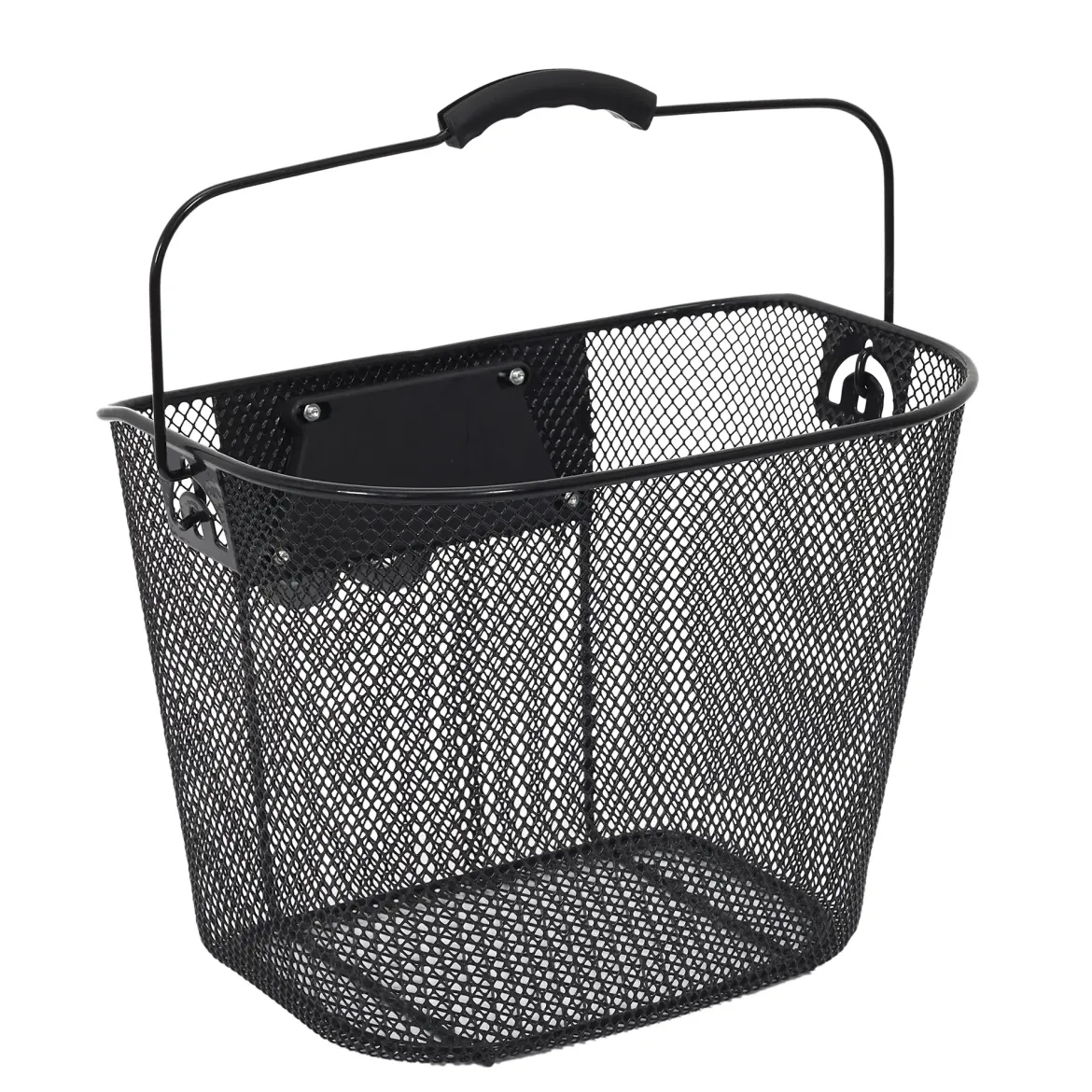 PANIER VELO METAL NOIR CLIP AUTOMATIQUE 10L