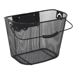 PANIER VELO METAL NOIR CLIP AUTOMATIQUE 10L