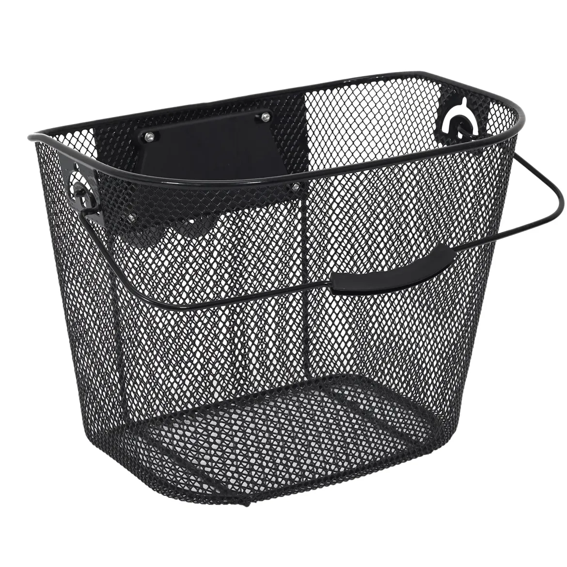 PANIER VELO METAL NOIR CLIP AUTOMATIQUE 10L