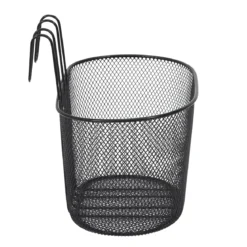 PANIER VELO METAL NOIR 10L