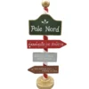 PANNEAU DIRECTIONNEL POLE NORD H.39CM