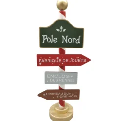 PANNEAU DIRECTIONNEL POLE NORD H.39CM