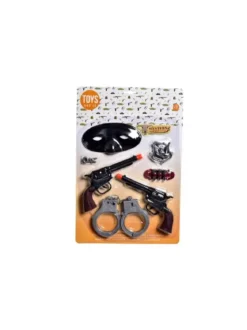 PANOPLIE COWBOY 2 PISTOLETS ET MENOTTES ET ACC.