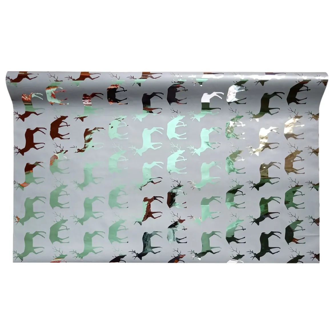 PAPIER CADEAU METAL IMPRIME PETITS MOTIFS 200X70CM