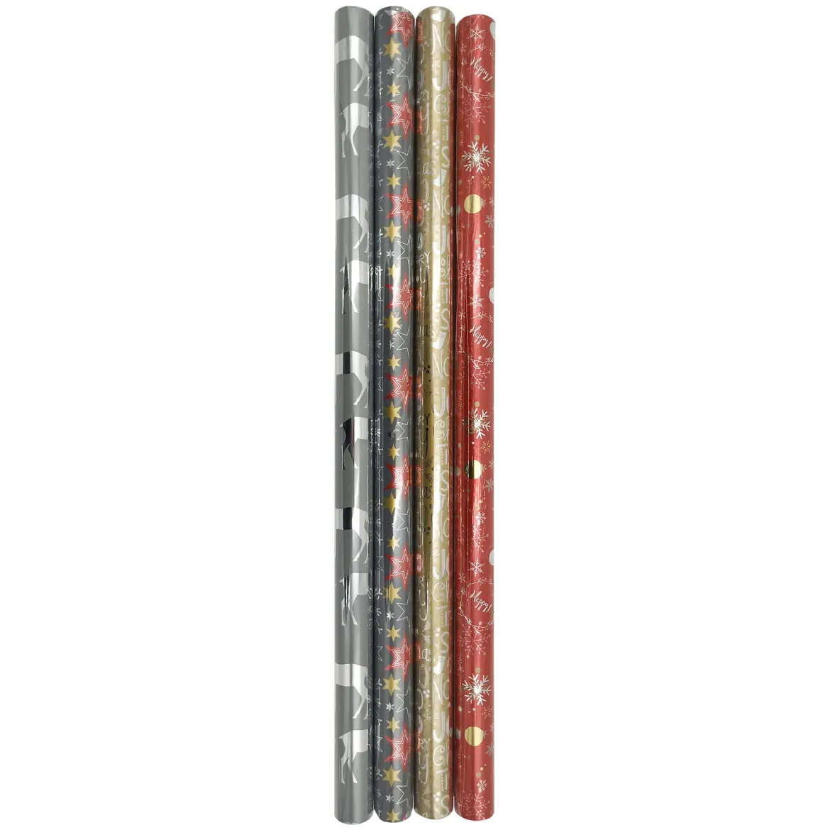 PAPIER CADEAU METAL IMPRIME PETITS MOTIFS 200X70CM