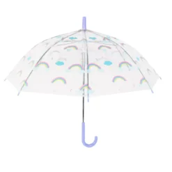 PARAPLUIE ENFANT TRANSPARENT IMPRIME