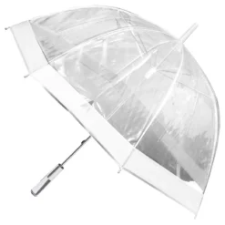 PARAPLUIE LONG DOME TRANSPARENT 80CM