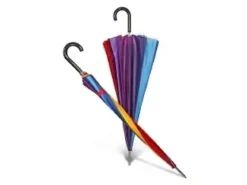 PARAPLUIE SYNTHETIQUE FER CANNE MULTICOLOR