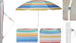PARASOL DE PLAGE D.170CM