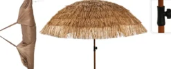 PARASOL DE PLAGE RAPHIA D.220CM