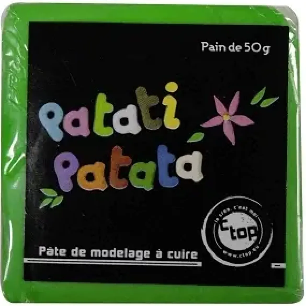 PATE POLYMERE PATATI PATATA VERT CLAIR 50 GRS