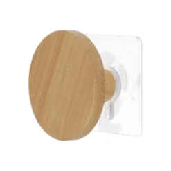 PATERE BAMBOU D.6.5CM SUR STICKER BAMBOU