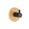 PATERE SIMPLE BAMBOU METAL PEINT 3M NOIR