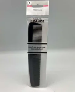 PEIGNE DEMELOIR NOIR ECAILLE BRILLANT